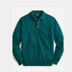 💕🎁 J CREW Cashmere collared sweater-polo 💝 NWT